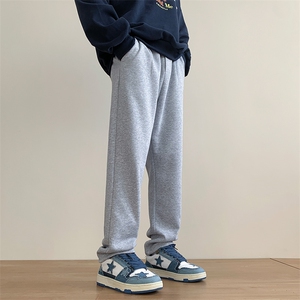 港风秋冬西装裤四色裤头宽松休闲长裤男K23309-P45控58图片