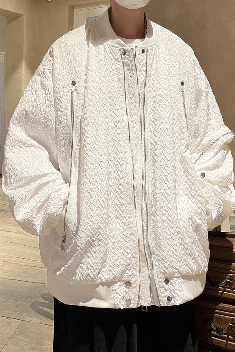 港风夹克男潮牌大皂风夹克男女情侣大码工装外套JK8743P100控138,男装夹克,星座226-1