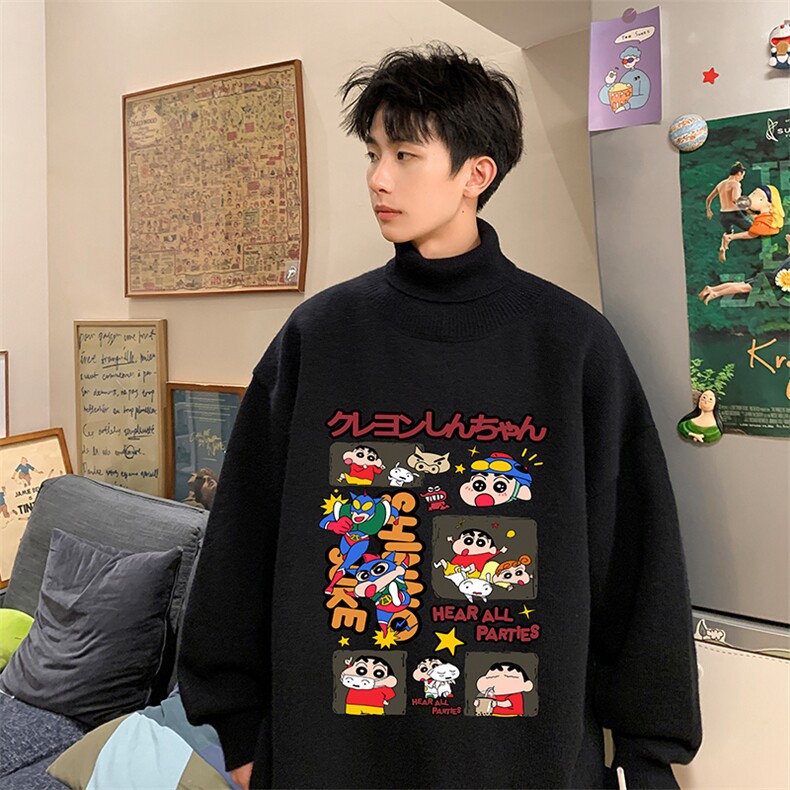 控68高领毛衣男士大码内搭毛线衣男GM45311-P45加绒款-P65,男装针织衫/毛衣,电商A040