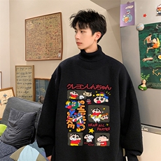 控68高领毛衣男士大码内搭毛线衣男GM45311-P45加绒款-P65，男装针织衫/毛衣，电商A040