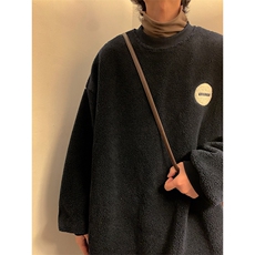 WY1704-P65刺绣冬季羊羔毛圆领卫衣男士大码保暖加厚外套控88，男装棉衣，电商B280-1（原A049）