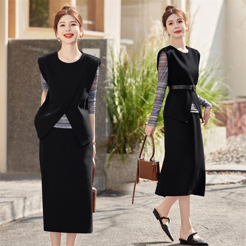 货新款！意芙9612A-2025夏季主推新款，女装套装/套裙，意芙