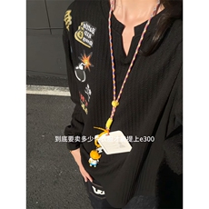 XZ809A/SYR30/特P19/控38肌理感V领长袖T恤卫衣，男装T恤，星座809A(原222-1)