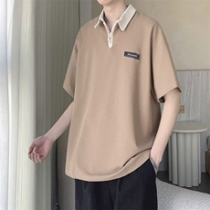 港风潮纯棉polo衫卫衣男TA34P32，男装Polo衫，星座1116-2
