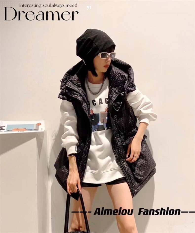 爱美欧现货羽绒马甲，女装马甲，爱美欧