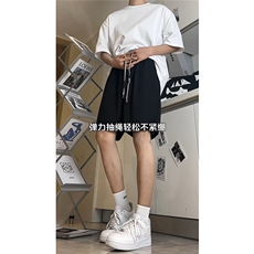 中式风刺绣短裤男夏季风冰丝西装裤宽松五分裤K6613-特P25，男装牛仔裤，电商A006