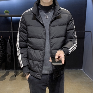 968 冬季男士立领拉条羽绒服 店主风头风 数据款 已备货图片