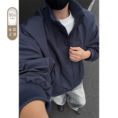 广检90%白鸭绒冬季外景羽绒服充绒量75gM-5XHY25593-特P109，男装羽绒服，电商A022