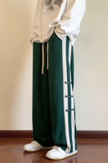 KP711P40港风休闲裤男条纹宽松大码直筒拖地裤卫裤，男装休闲裤，星座1204-3
