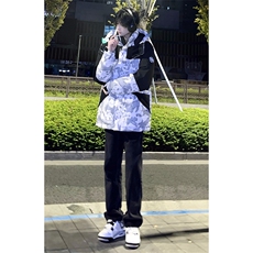 自家图，不拿货cleanfit牛仔裤设计感微喇叭裤子KZA24-P55，男装牛仔裤，星座1007（原301D）