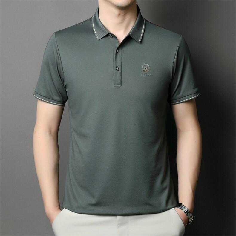 夏季男短袖T恤商务休闲男装中年翻领polo衫半袖上衣JD8632-P63,男装T恤,星座1105-3