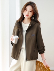 现货！现货！2026春季新款时尚宽松休闲短款外套女，女装短外套，以桐