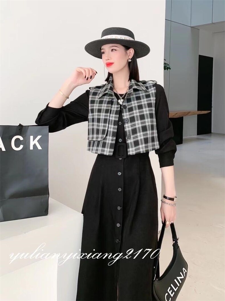 秋装新款连衣裙，女装连衣裙，雨恋依香