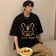 麂皮绒短袖t恤男大码半袖男JD82297-P25，男装T恤，电商A040