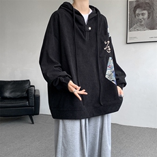 现货WY10066-特P45控68夏季新款抖音高品质百搭小熊连帽卫衣，男装卫衣，电商A059