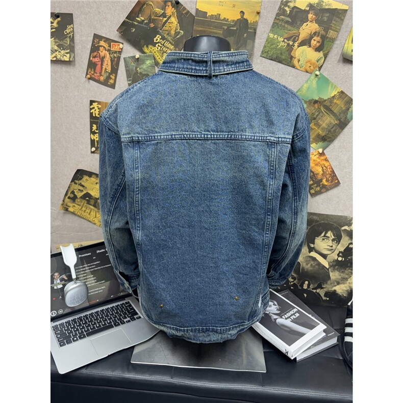 B221美式高街暗黑小众重工艺加厚牛仔外套SY2433-P95控129,男装工装外套,电商B221