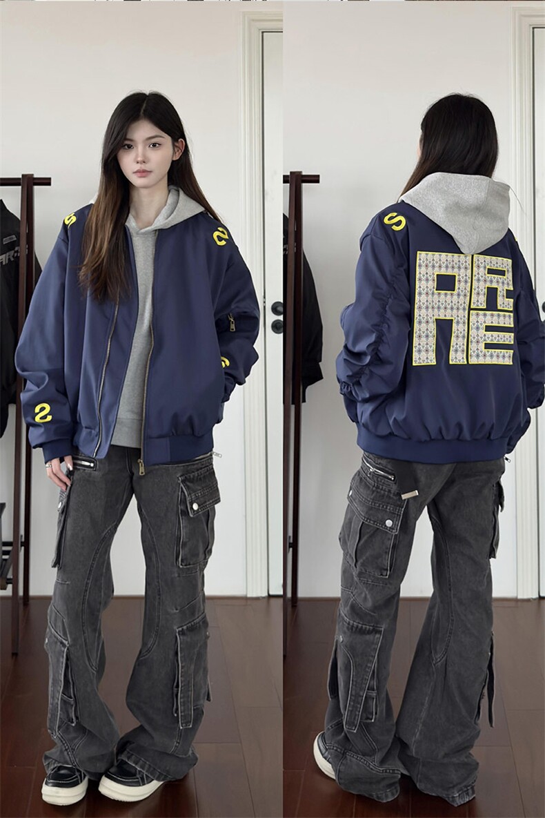 自制现货~高品质~刺绣飞行夹克外套JK971特P67棉服JK972特P77,男装夹克,星座908-1