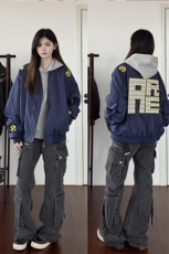 自制现货~高品质~刺绣飞行夹克外套JK971特P67棉服JK972特P77，男装夹克，星座908-1