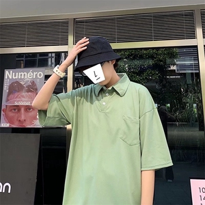 男春季polo潮流时尚休闲短袖T37P24图片