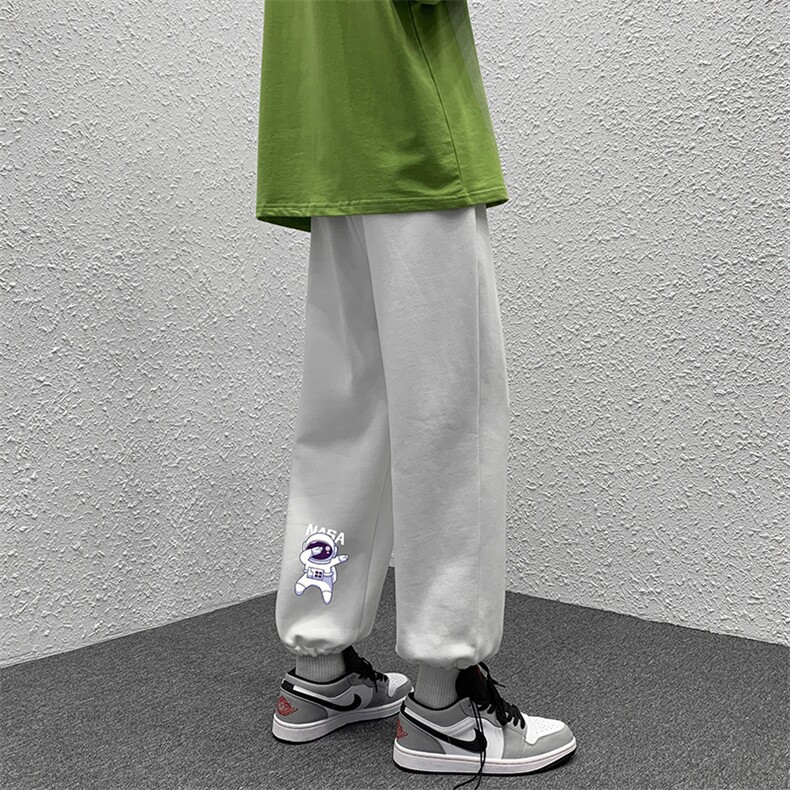 K13225-P35加绒-P45可束脚加厚加绒运动裤男大码宽松直筒卫裤男,男装休闲裤,电商A040