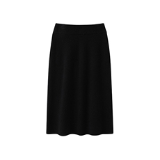 2025年秋季中腰百搭中长款加厚元宝裙，女装半身裙，举月羊绒