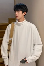 神！！8XL-M打底衫男秋冬德绒高领T恤特大码长袖TBG1102P35控55，男装T恤，电商D206-1
