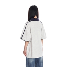 美式痞帅短袖t恤赛车服男ins夏季加肥大码潮牌宽松翻领半袖polo衫，男装Polo衫，星座1210-1