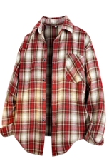 格子衬衫男长袖2026新款春秋痞帅潮牌秋冬宽松衬衣外套YY8850，男装衬衫，星座1206（原A206）