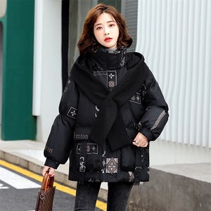 羽绒服女中长款2023年冬季新款韩版宽松显瘦90%白鸭绒外套潮图片