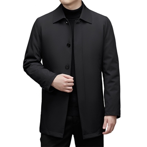 DJ123YR9931钱塘2020-3冬季厚款商务休闲简约翻领男士羽绒服P290图片