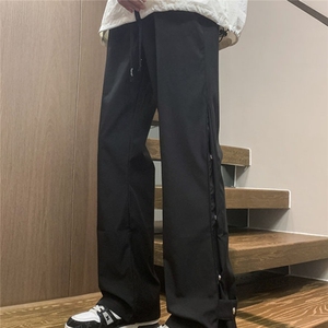A854-P39 冲锋裤男春秋2024美式vibe机能微喇裤子潮牌宽松图片