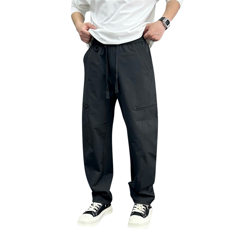 速干双拉链工装长裤男纯色百搭直筒休闲裤A329-K8708-P68,男装工装外套,电商A329