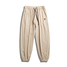 KP800P50港风休闲裤男宽松直筒拖地裤束脚裤卫裤，男装休闲裤，星座1204-3