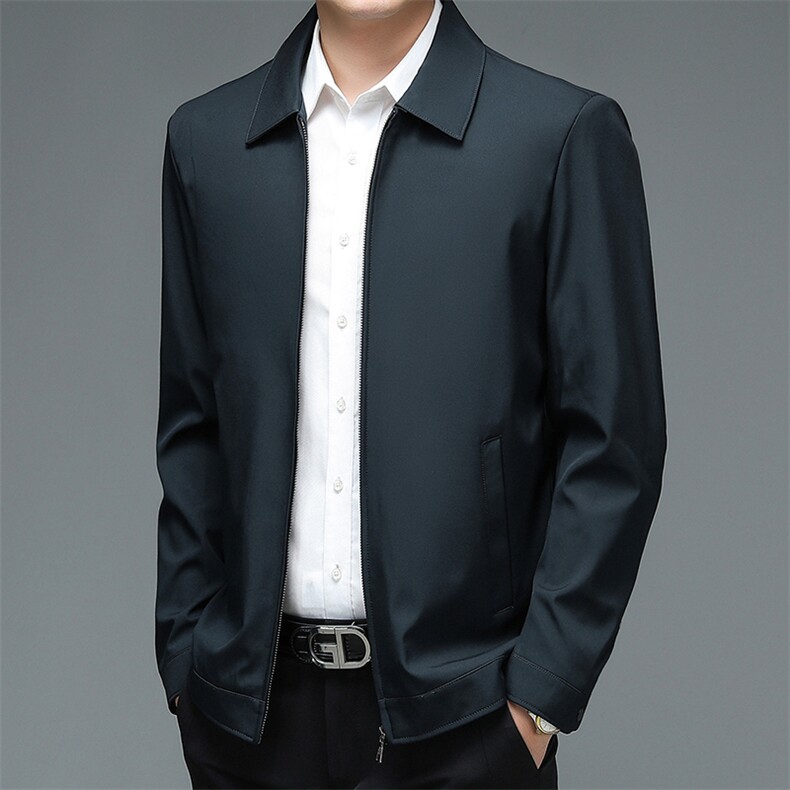 BJ21573钱塘2020-2中年男士春秋新款商务休闲简约夹克外套P70,男装夹克,钱塘207-2