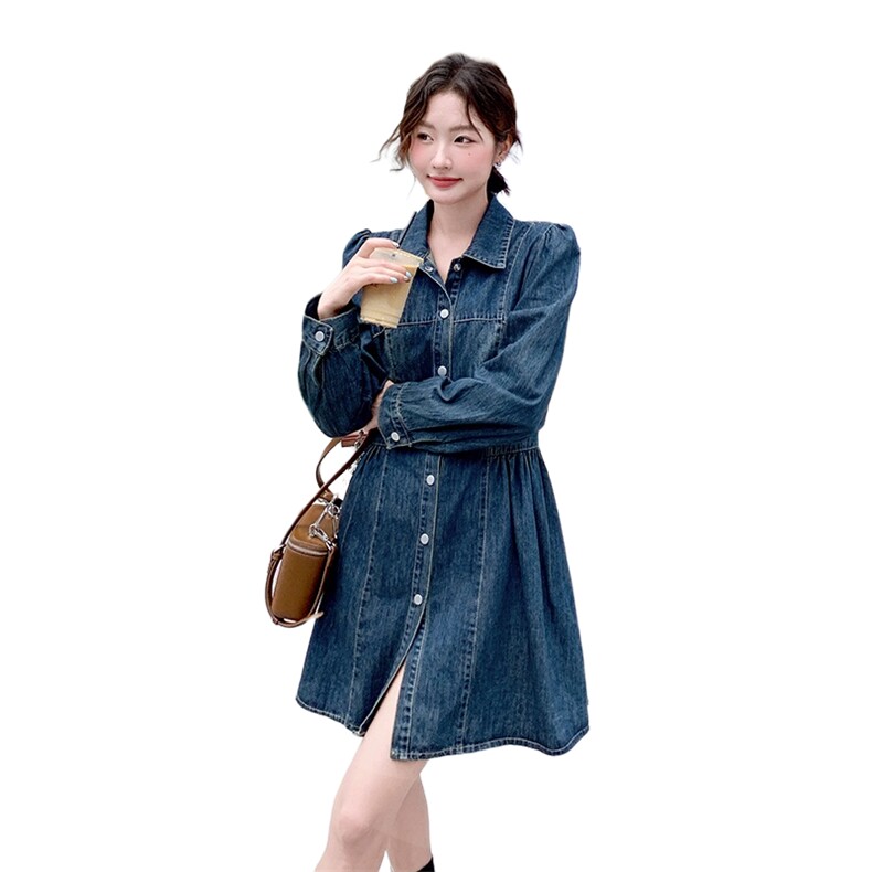 现货2025秋季新款韩系气质连衣裙2C057-8123-P140-K208,女装连衣裙,2C057