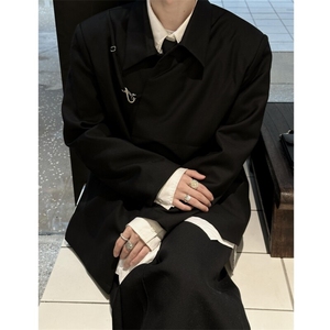 现货自制TWOWUS不对称高级感翻领小西装新中式休闲西服,男装西服,星座910A
