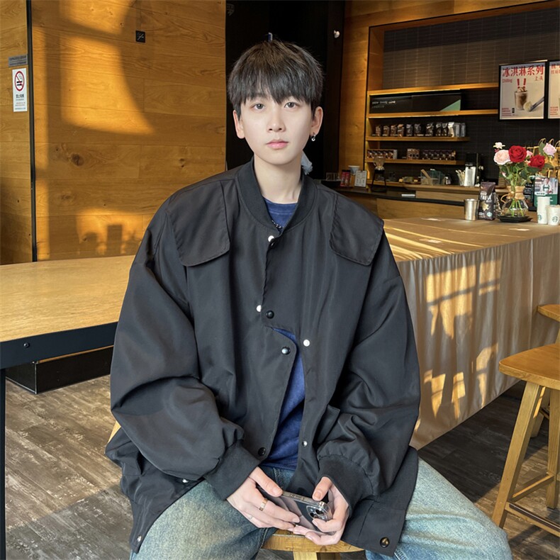 错位门禁飞行员夹克男外套男棒球衣服XH26-P70,男装夹克,电商B367