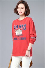 2021年春秋季印花套头连帽卫衣女宽松韩版休闲百搭打底衫女，女装卫衣/绒衫，依恋蒂丝