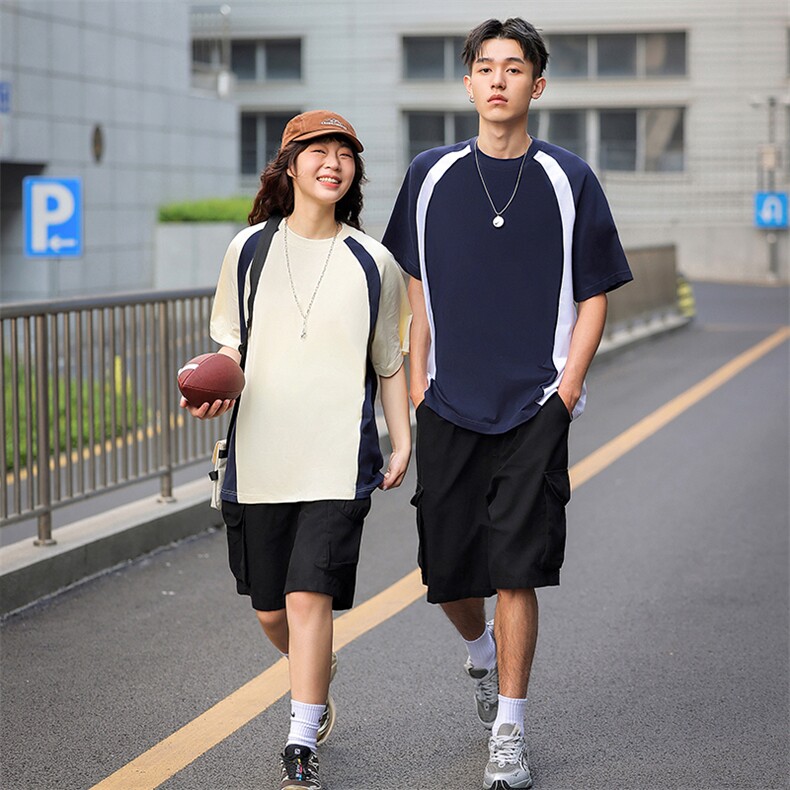 32支双纱240克8色S-3XL棉男女款T恤,男装T恤,星座301D-4(原星座1004-4）