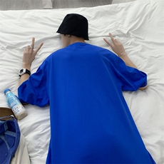 260克新款多色男士情侣款款松潮流半袖青少年圆领短袖JC022P17，男装T恤，星座1905A（原电商B343）