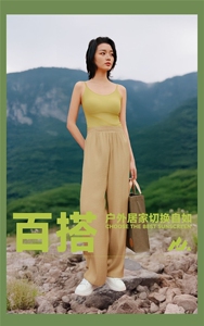 2025时尚百搭铜氨丝阔腿轻薄百搭冰拽女裤图片