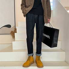双色牛仔裤男搭配马丁靴韩版潮流弹力显瘦裤子B381-2/870/P68，男装牛仔裤，电商B381-2