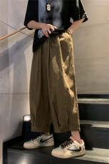 夏季薄款工装裤男直筒宽松日系cityboy裤子潮牌ins阔腿哈伦灯笼裤，男装工装外套，星座505-2（原电商A260-1)