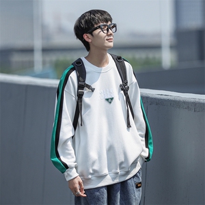 秋季新款卫衣city boy翻领落肩长袖上衣VE55113-P36控68图片