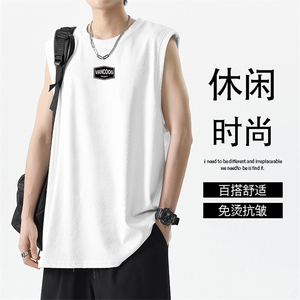 夏季时尚衣男薄款时尚潮流无袖百搭T恤TT383-特批-3459图片