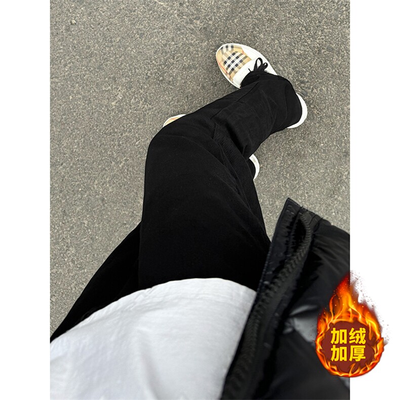 B221美式ins高街加绒加厚牛仔裤LK23010-P60控78加绒P70控98,男装牛仔裤,电商B221