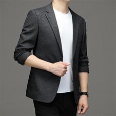 M3370-1钱塘2020-2秋季中年男士修身西服商务休闲百搭外套P142，男装西服，钱塘207-2