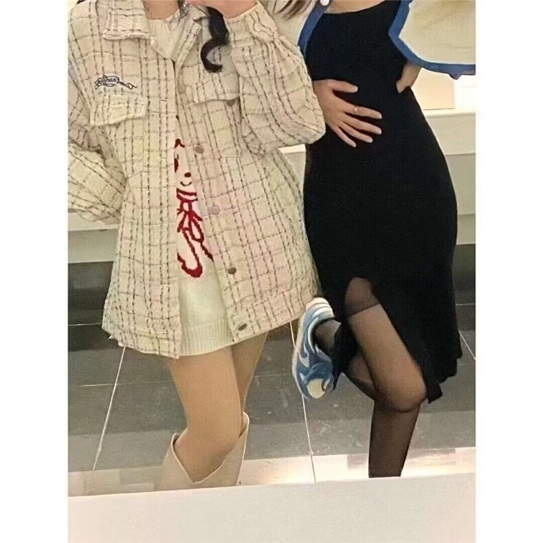 美式复古格子字母刺绣棒球服男女休闲春季学院风夹克外套,男装夹克,星座506A