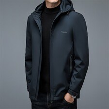 2023年冬季新款时尚潮流男士羽绒服外套商务中年休闲百搭纯色外套，男装羽绒服，电商B212（原钱塘6029）