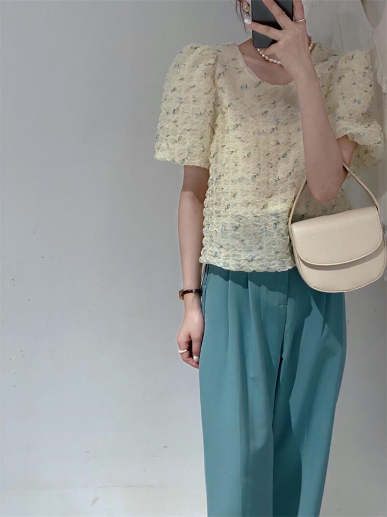 碎花小衫，其它，驿谷